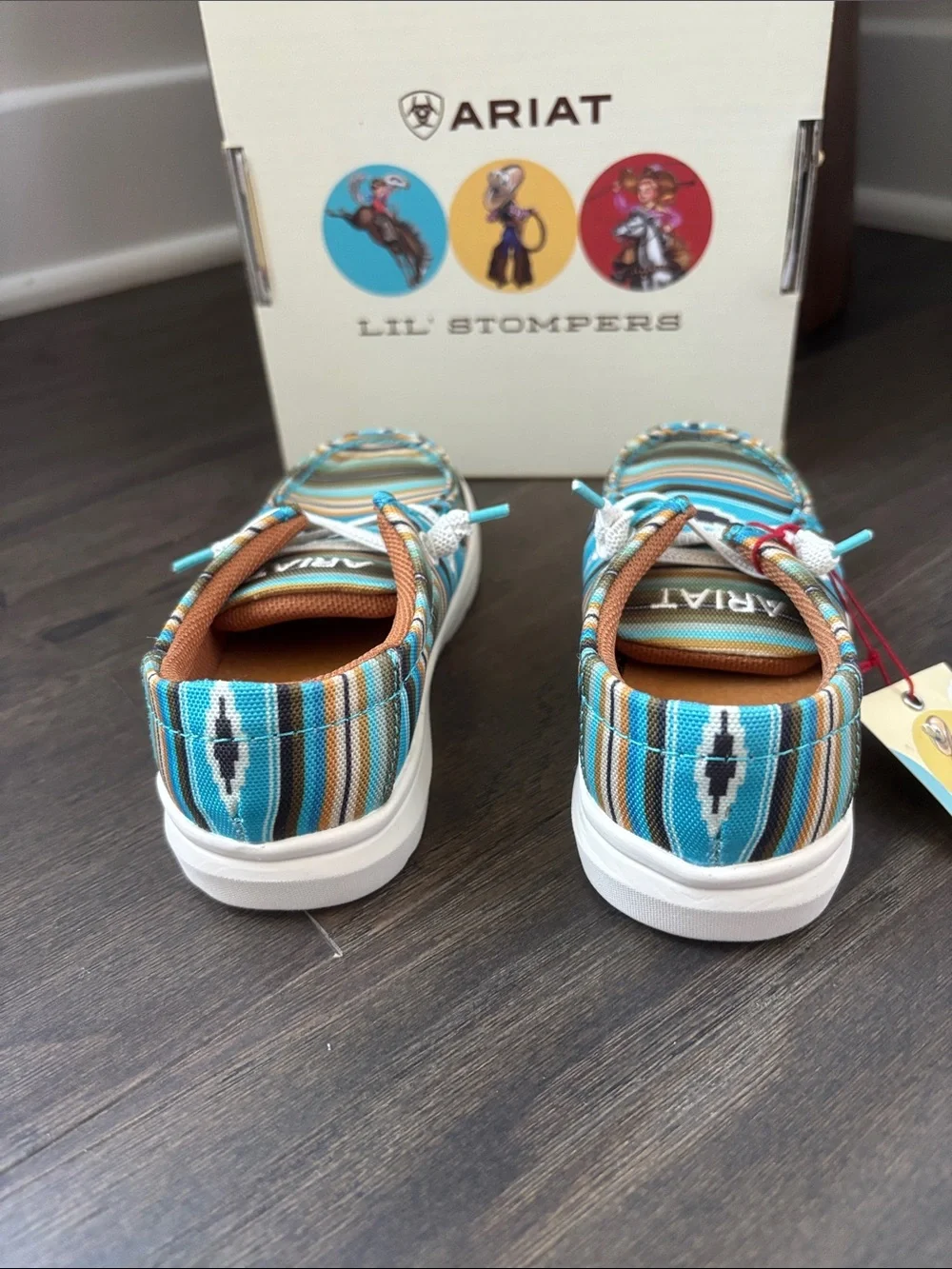 Ariat Lil Stompers Serape Hilo,FLX Foam sole,fabric upper,mesh lined,slip on